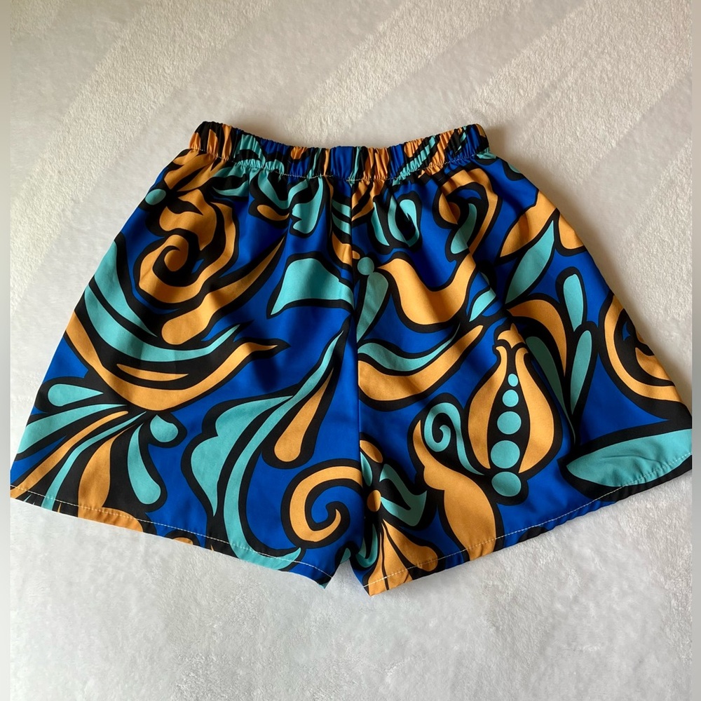 Shein Curve  Colourful Elastic Waist Shorts Size XS / Size 2
